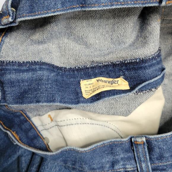Wrangler Cowboy Cut Original Fit Heavyweight Vintage Men Jeans 38(36)x34(33) - Picture 7 of 11